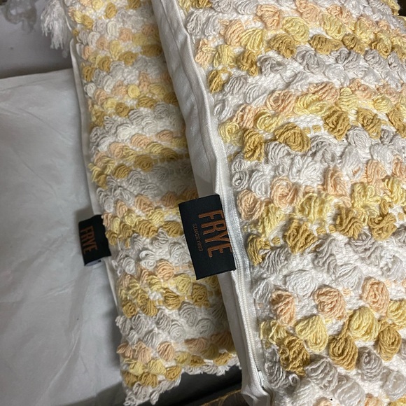 Frye Sydney Loop Textured Decorative Pillow, 12 X 20 - Light Beige Multi - Picture 3 of 4